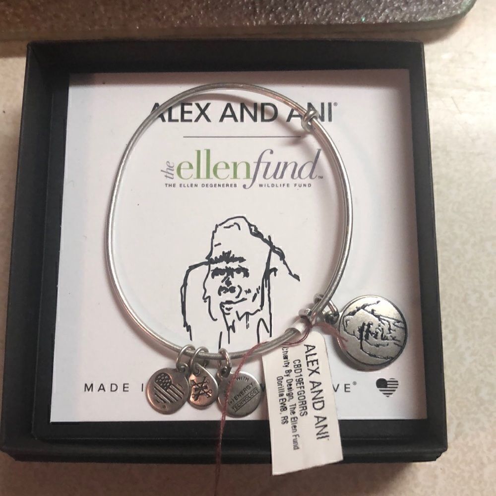 NWT Alex and Ani gorilla bracelet. Limited edition .